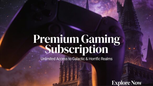 Conceptual gaming image blending Star Wars space themes with gothic horror elements representing Xbox Game Pass January 2026 additions